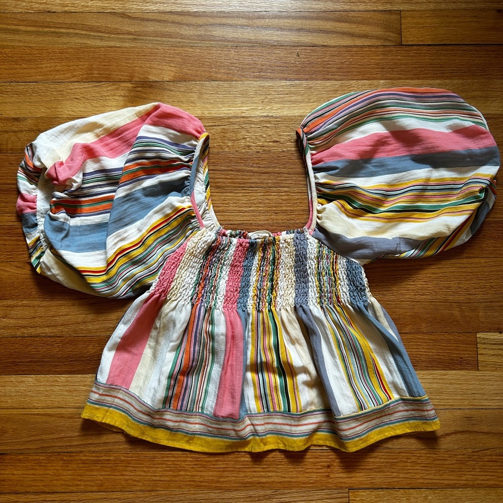 Striped Multicolor Women's Top